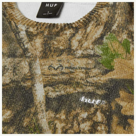 Huf Ανδρική πλεκτή μπλούζα x Realtree Crewneck Sweater